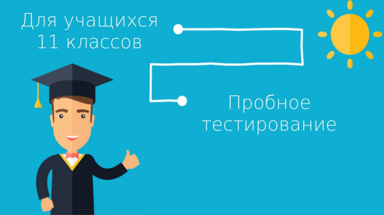 Тренировочное тестирование по основным образовательным программам для 11-х классов.